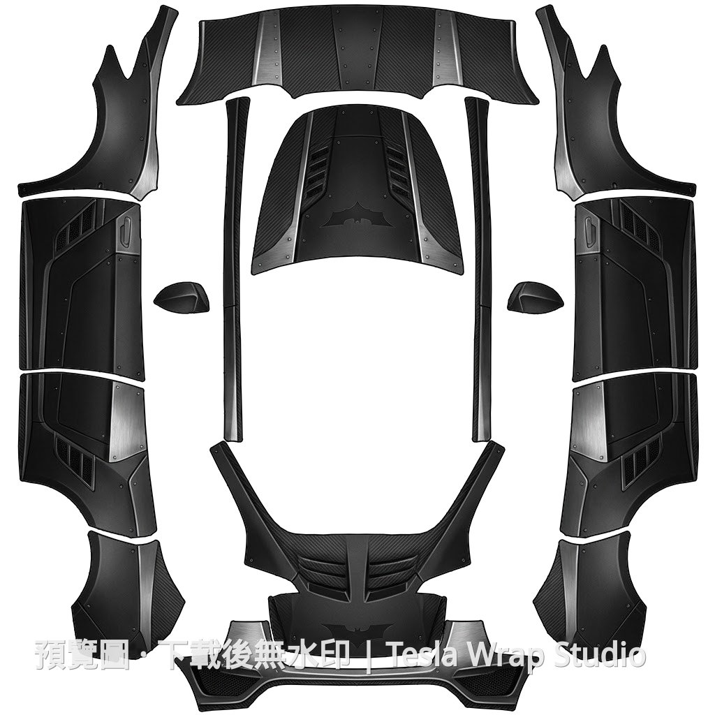 Batman 黑暗騎士做舊主題 - Model Y