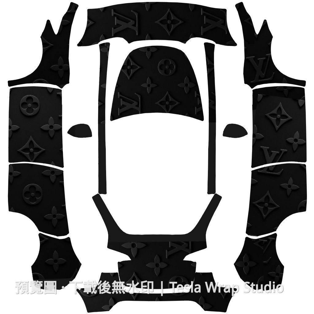 Model Y 編號 #1455 自訂範本