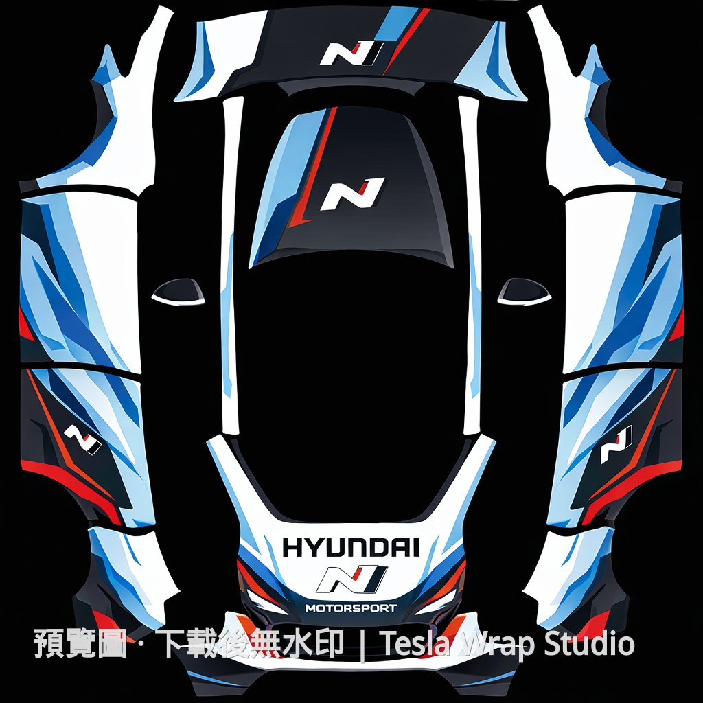 Model Y 編號 #9857 自訂範本