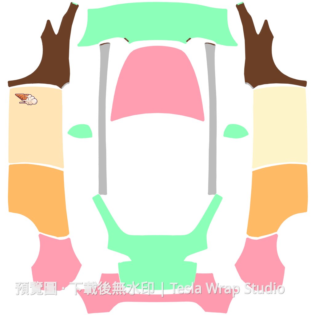 Model Y 編號 #3551 自訂範本