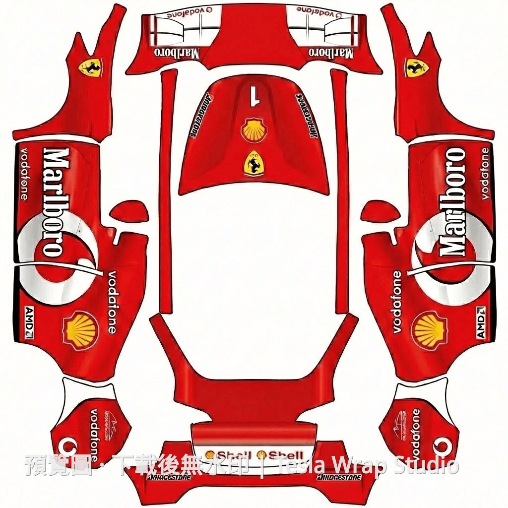 Schumacher F2004 復刻主題 - Model Y