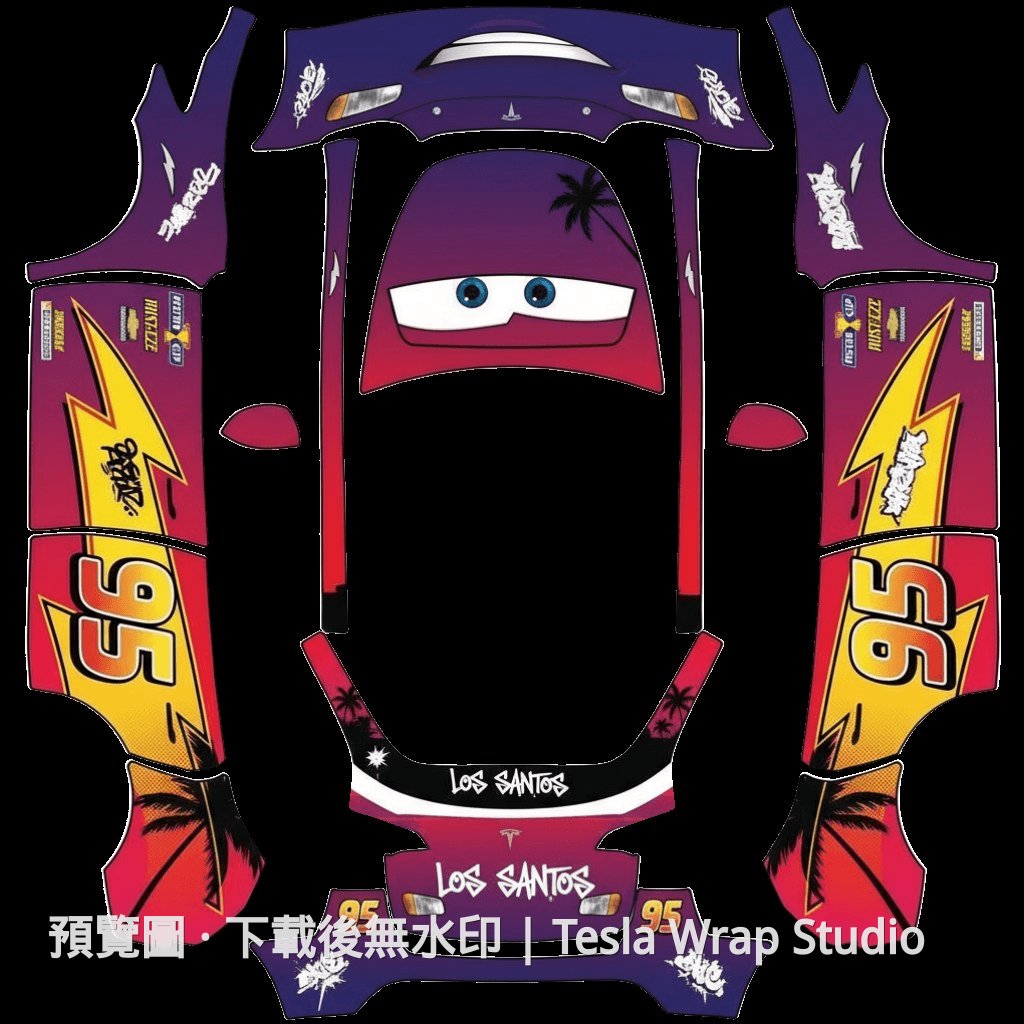 Model Y GTA 主題車體外觀範本