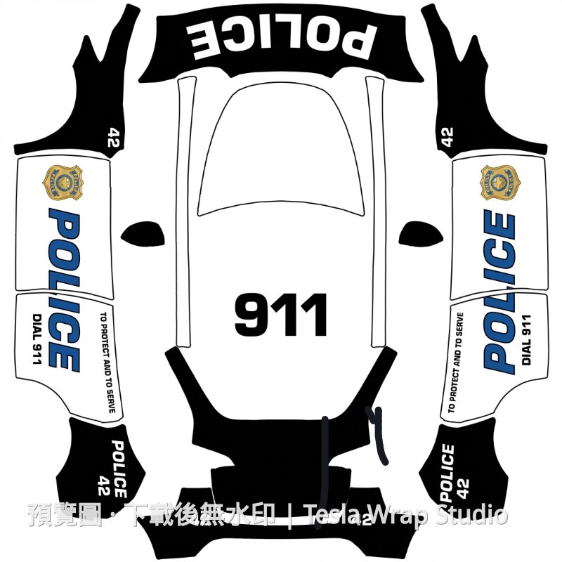 police 主題 - Model Y