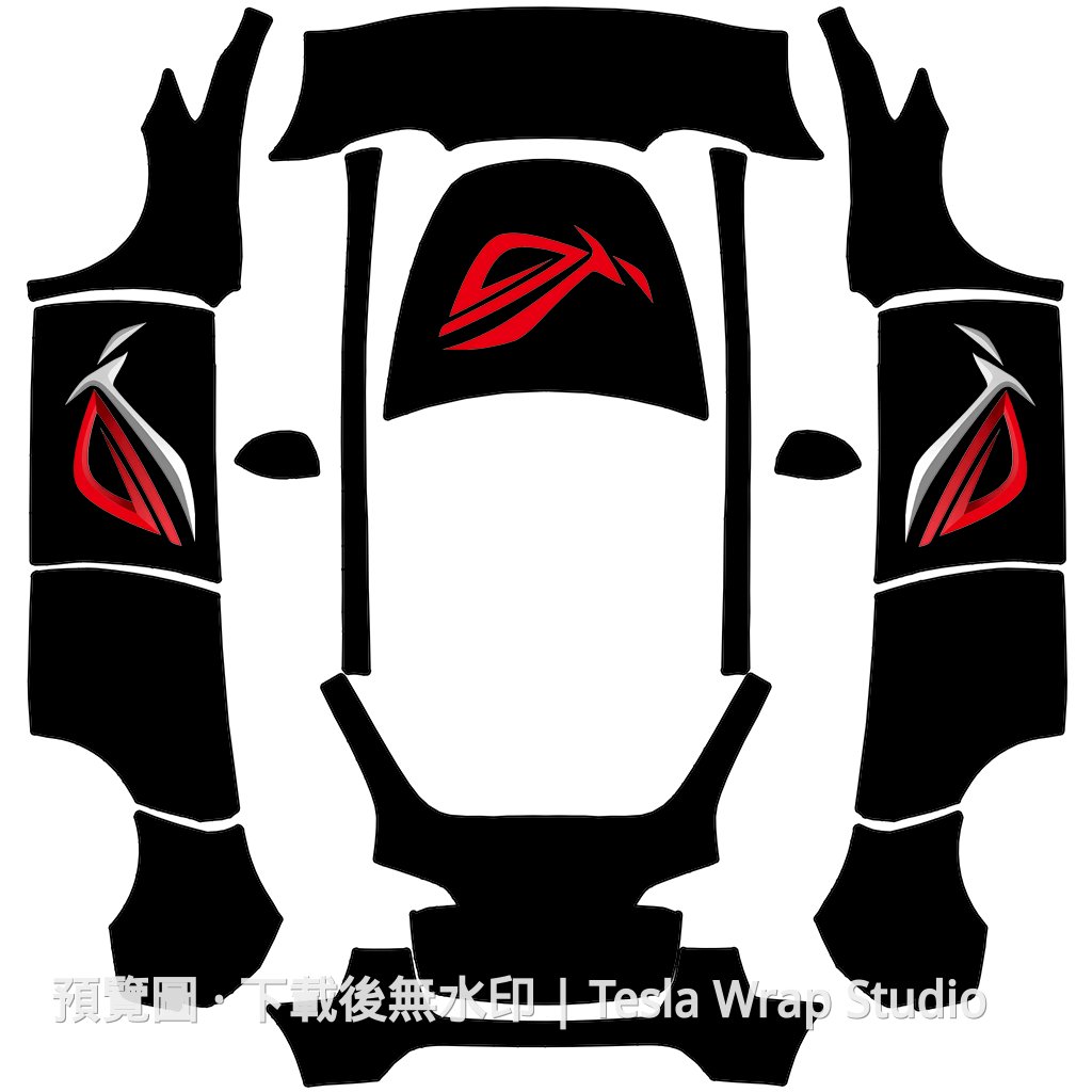 Model Y 車體外觀範本