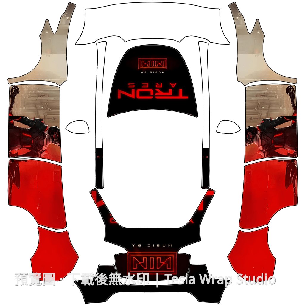 CHUANG01 Model Y 車體外觀範本