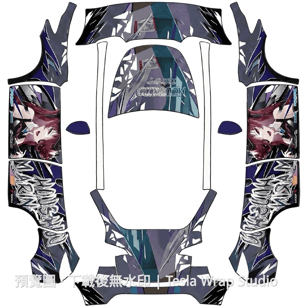 精品塗裝 6 - Model Y
