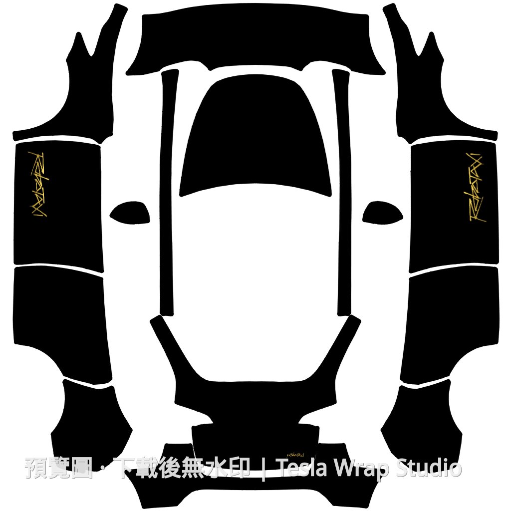 Y1903 Model Y 車體外觀範本