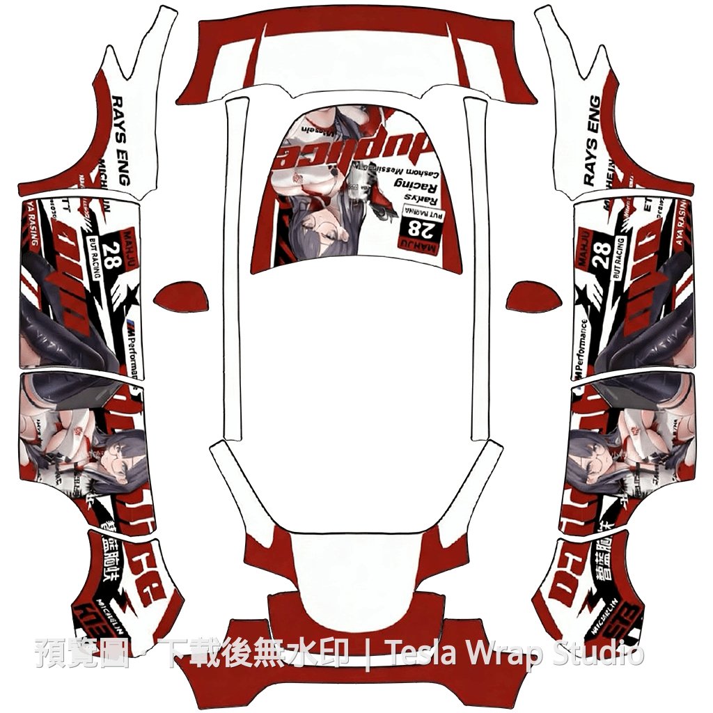 賽車精品塗裝 2 - Model Y