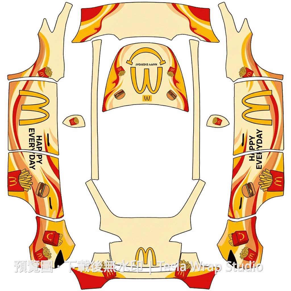 McDonald's 精品外觀 - Model Y