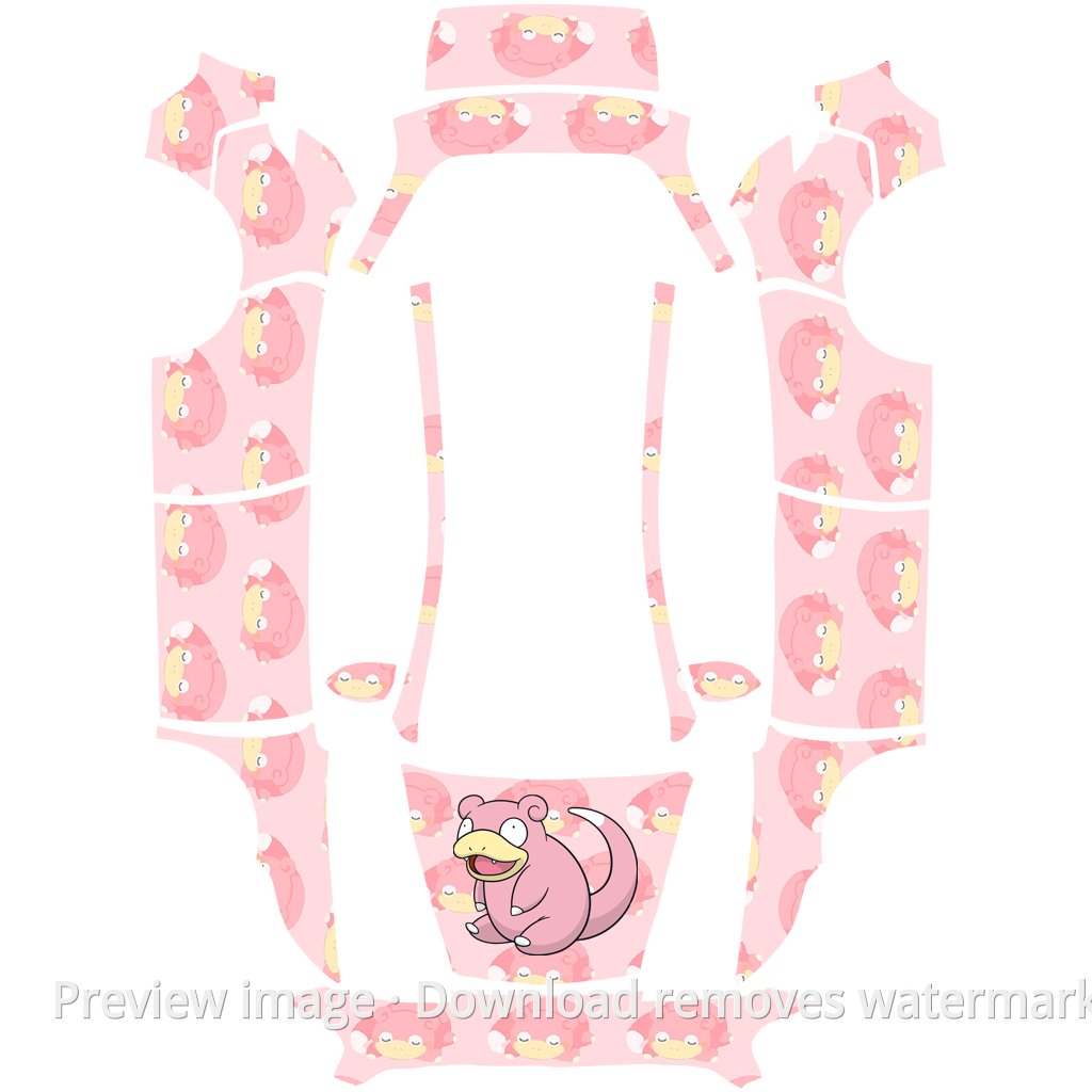 Slowpoke-Inspired Wrap 02