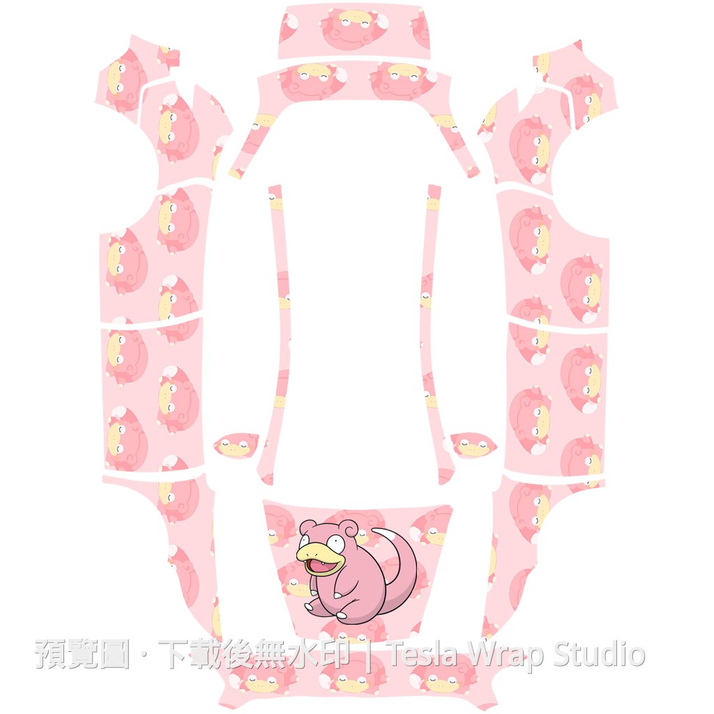 呆呆獸 Slowpoke 02 主題外觀