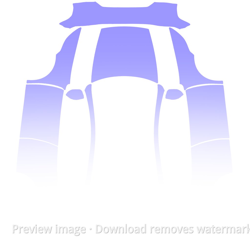 Purple Gradient Theme Wrap - Model Y (2025+) Premium Tesla Paint Shop template