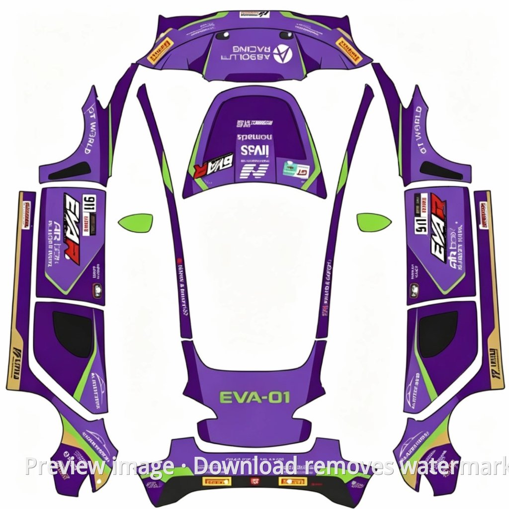 Model 3 ARBox EVA 初号机涂装主题