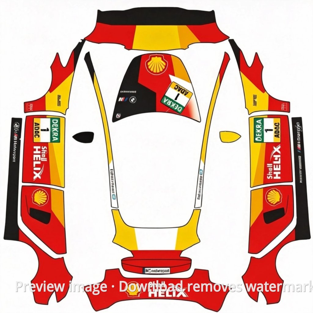 Model 3 宝马 DTM 黑天使主题