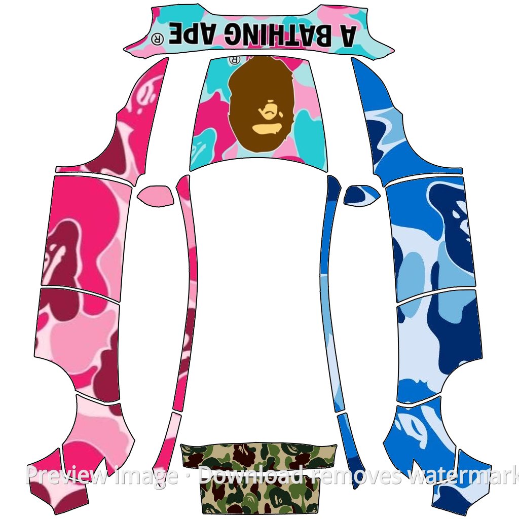 新款 Model Y Performance A Bathing Ape 主题
