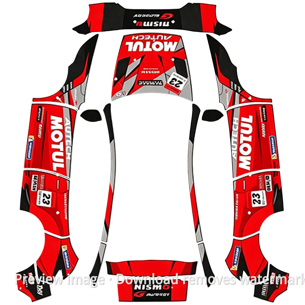 新款 Model Y 日产 GT500 Motul 涂装主题