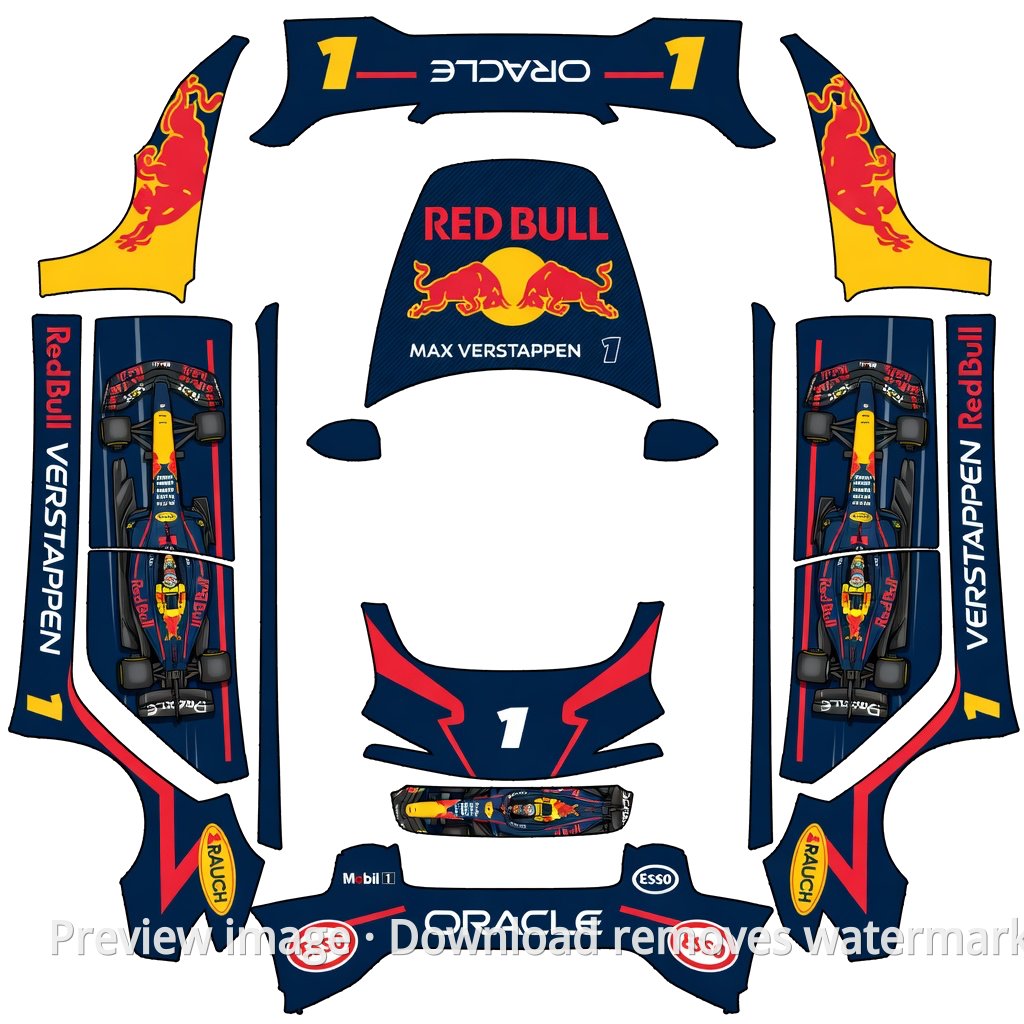 Max Verstappen'in aracı teması · Model 3 Performance