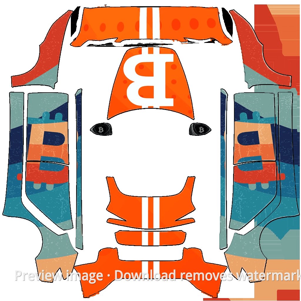 Orange Design 0332 · Model 3 (2024+)