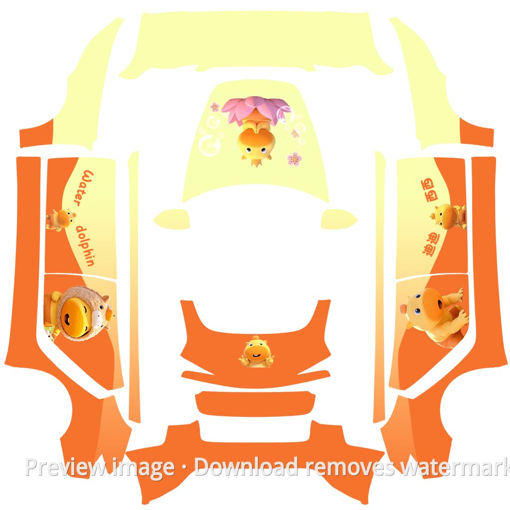 Orange Design 1719 · Model 3 (2024+)