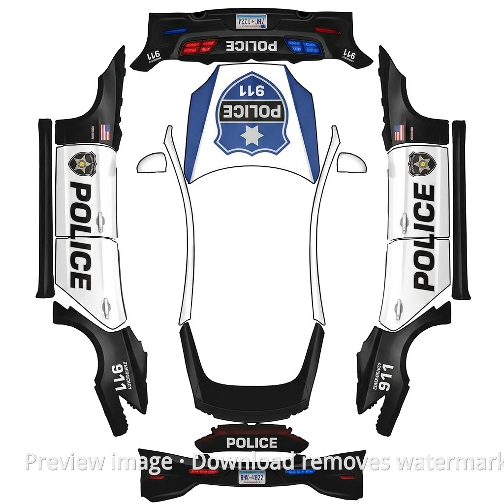 Auto della polizia · Model S