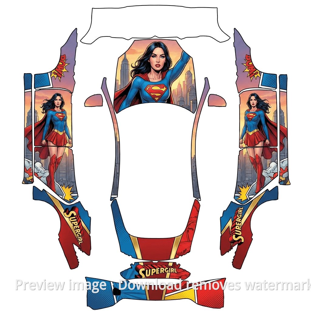 Supergirl Megan Fox · Model S